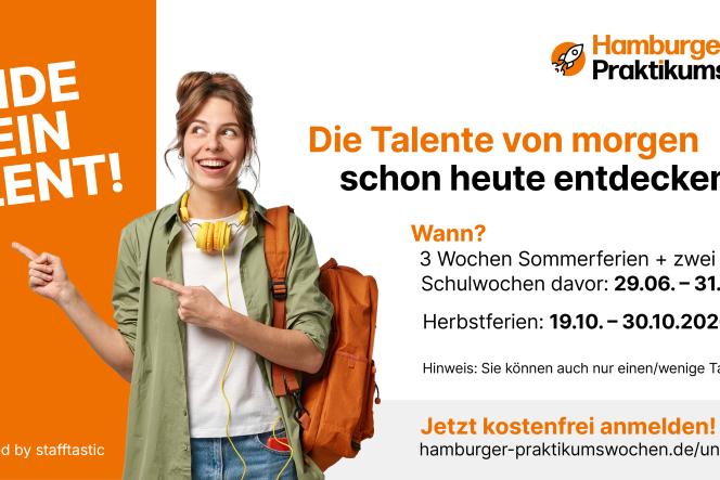 Werbebanner für Unternehmen HH Praktikumswoche 2026